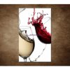 Obraz - Biele a červené víno 90x60cm