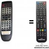 Predátor Panasonic EUR7702KD0, EUR7702KDO náhradný diaľkový ovládač iného vzhľadu.