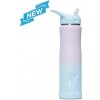 Eco Vessel Nerezová termofľaša so slamkou Floral Puff mätová 700 ml