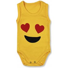 Baby Cool Detské body Emoji Love