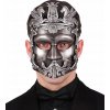 Maska na oči (benátska) Widmann plastová strieborná