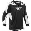 Motokrosový dres Fly Racing Kinetic Sym USA čierno-biela Veľkosť: S