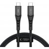 Tech-Protect UB11T ULTRABOOST USB-C PD 240W / QC3.0 100cm černý
