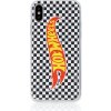 AppleMix Kryt HOT WHEELS - pre Apple iPhone Xs Max - gumový - šachovnica