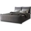 Manželská boxspring posteľ s úložným priestorom Monta 140x200 - sivá
