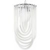 King Home Murano závesné svietidlo 3x40 W chrómová-priehľadná JD9607-L.CHROM