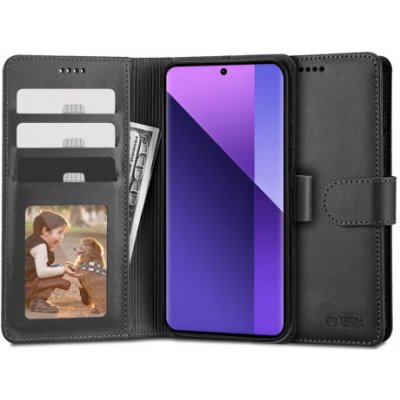 Tech-Protect Wallet knižkové puzdro na Xiaomi Redmi Note 13 Pro Plus 5G, čierne