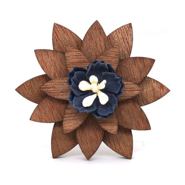 Brošňa Brošňa Miranda Wooden Flower 11-12