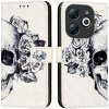 VSETKONAMOBIL 94070 ART Peňaženkový kryt pre Infinix Smart 8 SKULL