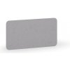 Akustická nástenka 80 x 40 cm, sivá
