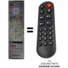 Senior Panasonic EUR7636080R náhradný diaľkový ovládač pre seniorov