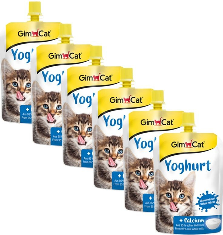 GimCat Yoghurt jogurt pre mačky 6 x 150 g