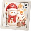 Puzzle | VIANOČNÝ SNEHULIAK Obrázky bez textu ( Cena 3,5€/ks pri odbere 10ks a viac )