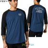 Fox Original Speed tričko 3/4 Raglan, tmavo modrá, S