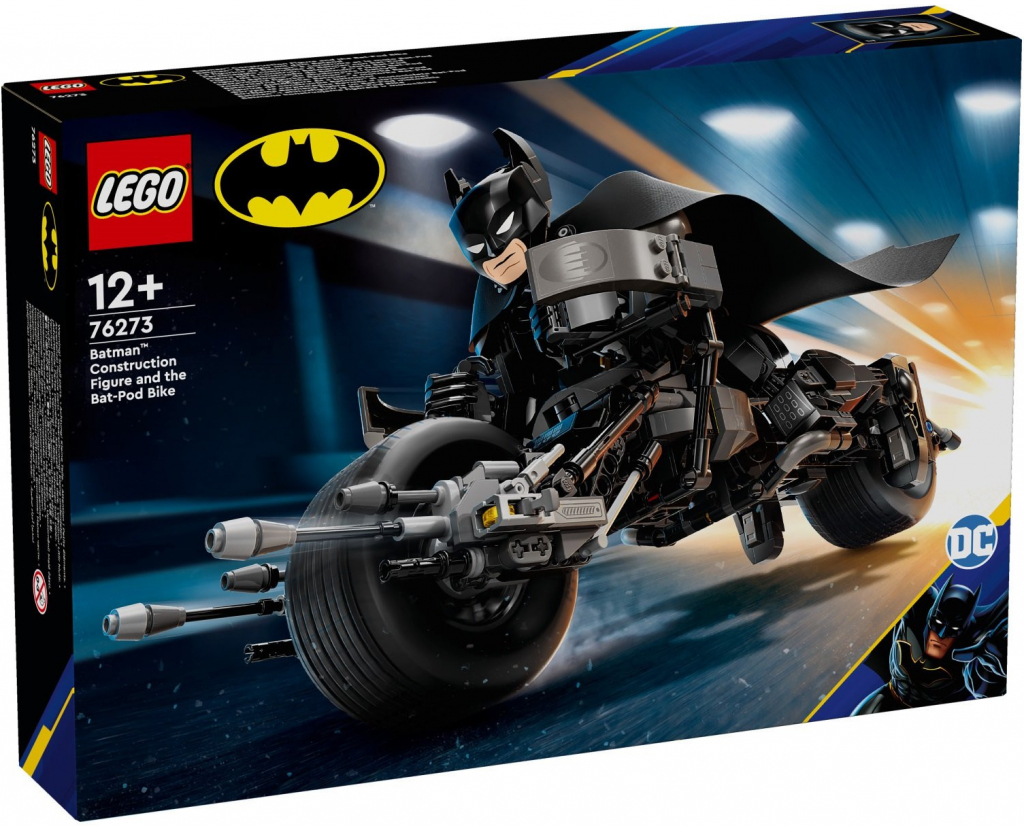 LEGO® DC Batman™ 76273 Zostaviteľná figúrka: Batman™ a motorka Bat-Pod