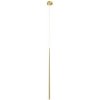 LED Závěsné svítidlo Azzardo Louise 1 gold AZ3156 3W 200lm 3000K IP20 2,5cm zlaté