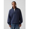 GAP Oversize mikina s logom Heavyweight Tmavomodrá XL