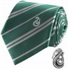 Harry Potter Kravata luxusné a pin v krabičke - Slizolin