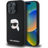 Karl Lagerfeld Liquid Silicone Karl Head MagSafe Zadní Kryt pre iPhone 16 Pro Max Black