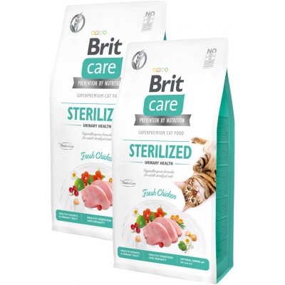 Brit Care Cat Grain-Free Sterilized Urinary Health 2 x 7 kg