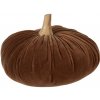 Clayre & Eef Hnedá textilná dekorácia tekvice Pumpkin XXL - Ø 25*16 cm - Clayre & Eef