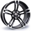 Targa Targa Tg1 9.5x19 5x120 ET35 Gloss Black / Polished Face 72.6