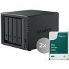 Sieťové úložisko Synology DiskStation DiskStation DS423+ vrátane 2ks HDD 6TB (DS423+2X6T) čierne