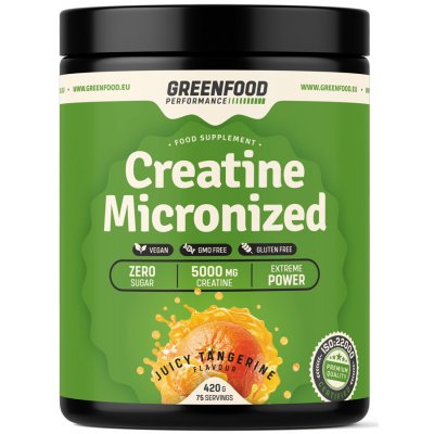 GreenFood Nutrition Creatine Micronized 420 g