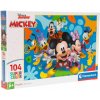 Clementoni Mickey a priatelia 104 dielov