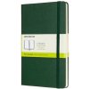 Moleskine Zápisník tvrdé dosky A5 čistý zmavo zelený