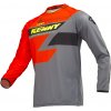 KENNY dres TRACK 19 orange/grey/neon yellow - XL