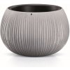 Prosperplast Kvetináč Beton Bowl s vkladom 37 cm sivý