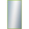 DANTIK - Zrkadlo v rámu, rozmer s rámom 50x100 cm z lišty NIELSEN zelená (7269207)