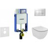 GEBERIT - Kombifix Modul na závesné WC s tlačidlom Sigma30, matný chróm/chróm + Ideal Standard Tesi - WC a doska, Aquablade, SoftClose 110.302.00.5 NU7