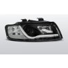 TUNING-TEC Predné svetlá, AUDI A4, 2000-2004, LED TUBE LIGHTS ČIERNA