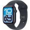 Apple Watch SE 3 (2025) 44mm Temne atramentový hliník s atramentovým športovým remienkom M/L MEHQ4MP/A