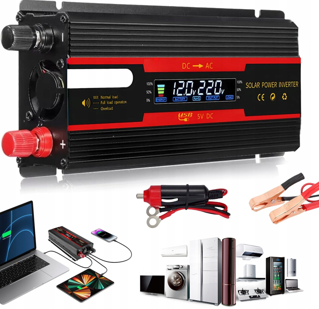 Green Cell INV10 12V/220V 2000W/4000W