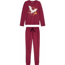 Dievčenské pyžamo Harry Potter červené
