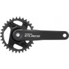 Shimano kľuky Cues FC-U4000-1, 175mm, 32 zubov, čierne, 11,10,9 speed, pre os štvorhran, v krabičke
