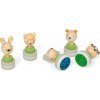 Bigjigs Toys Drevené atramentové pečiatky Zvieratká 1 ks