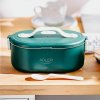 Adler AD 4505 0,8 l - elektrický obedový box / raňajkový box z nerezovej ocele s lyžicou