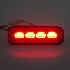PREDATOR 4x4W LED, 12-24V, červený, ECE R10