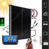 Fotovoltický monokryštalický 2x100W panel solárny set Regulátor 10A 12V/24V