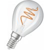 Dekoratívna LED žiarovka P45 Sphere E14 4,6W = 40W 470lm 2700K Warm CRI90 300° Filament Dimmable Vintage 1906 Osram