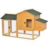 PAWHUT D51-191 Kurín pre sliepky 168x103x75cm