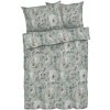 Livarno home Posteľná bielizeň z bavlny Renforcé, 200 x 220 cm, (veľké kvety/zelená) (100391941)