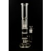 WeedShop Sklenený bong s perkoláciami, 36,5 cm