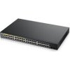Zyxel GS1900-48HP v2, 48-port GbE L2 Smart Switch, 170 Watt rackmount