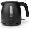 NEDIS rychlovarná konvice KAWK300EBK/ objem 1 l/ otáčení o 360°/ skryté topné těleso/ spotřeba 2150 W/ plast/ černá