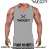 Pánske tielko RANGER® - motív 12 L Svetlošedá